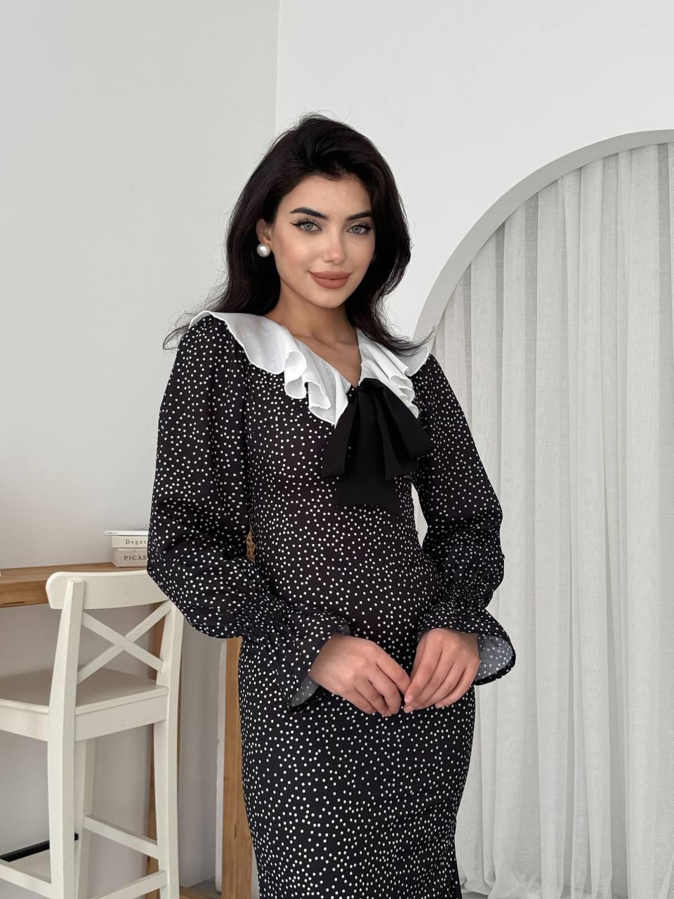 Ospe Fiyonklu Elbise