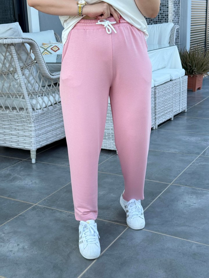 Kadın Kristal Kumaş Garnili Cep Detaylı Ikili Takım