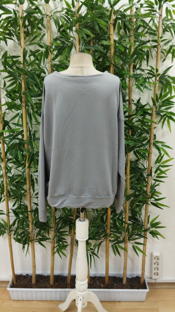 Kadın Uzun Kollu Bisiklet Yaka Desenli Viskon Iki Iplik Bluz