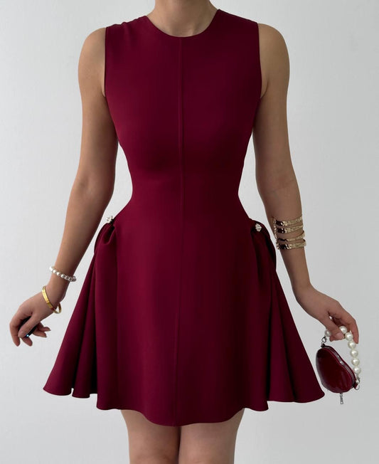 More İnci Detaylı Elbise