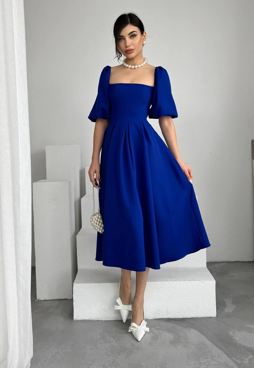 Benjamin Çan Etekli Midi Boy Elbise