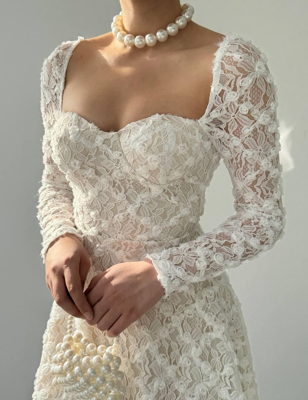 Fers Çiçek Detay Elbise