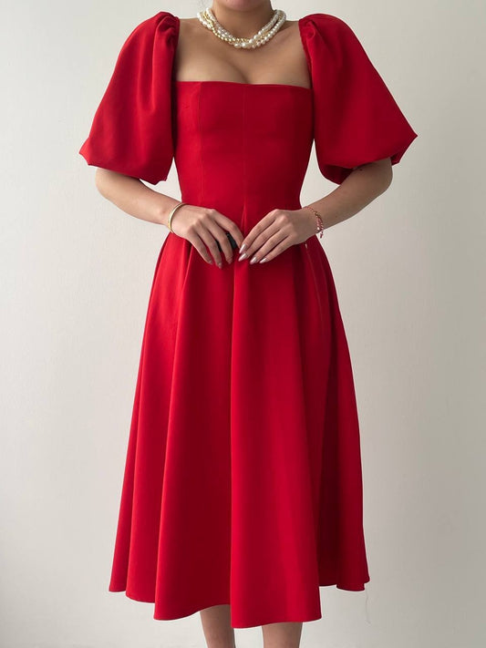 Benjamin Çan Etekli Midi Boy Elbise