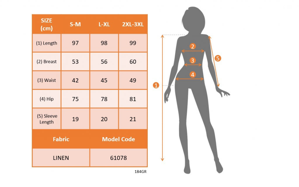 Kadın Kısa Kollu V Yakalı Pile Detay Keten Elbise