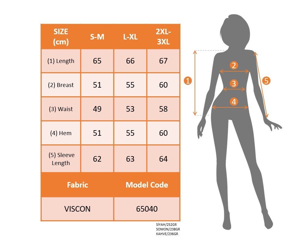 Kadın Uzun Kollu Bisiklet Yaka Viskon Bluz