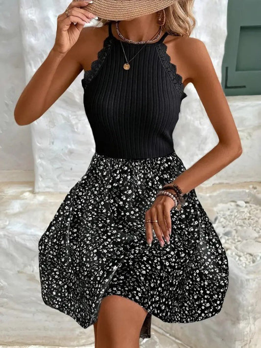 Kadın Omuzlardan Açık Reglan Kol Detaylı üst Fırfırlı Kaşkorse Alt Süprem Elbise