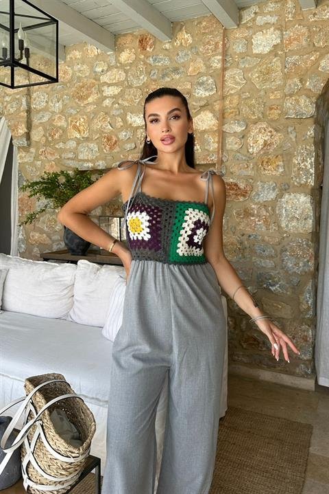 Jasmin Süzüneli Keten Tulum 1280-08