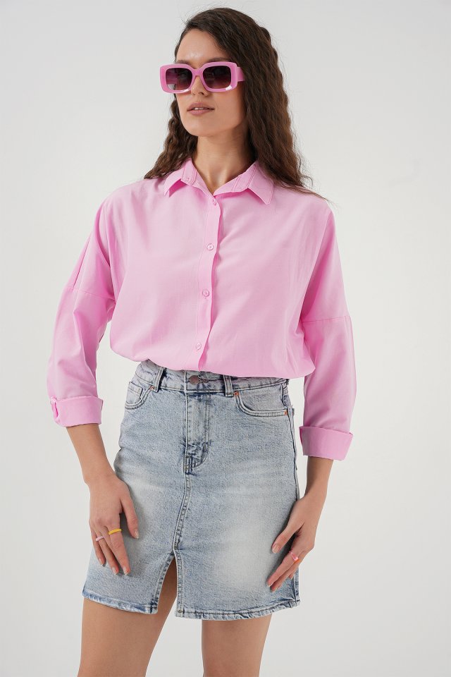 Mini Kot Etek 8037 - Mavi