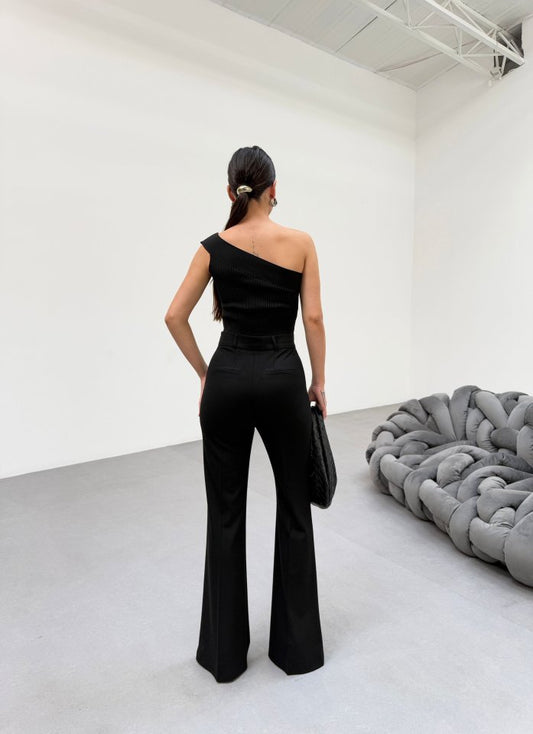 230 Gr Poly Viscose Full Lycra İspanyol Paça Pantolon