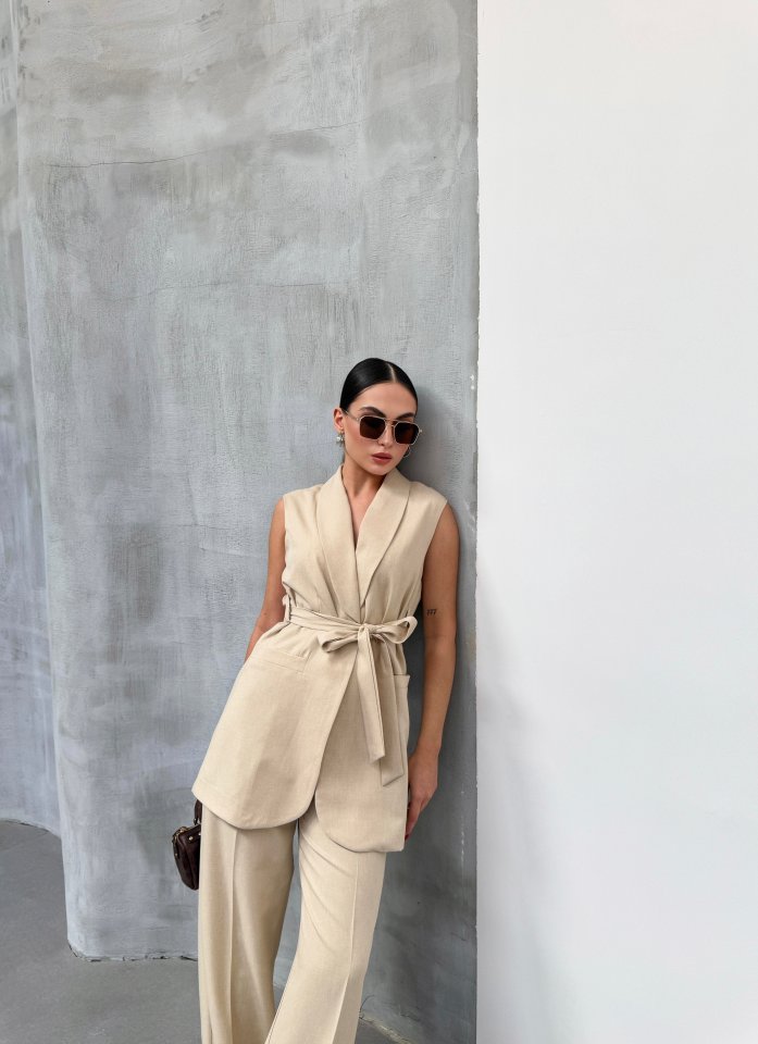 Cura Yelek Pantolon İki̇li̇ Takim