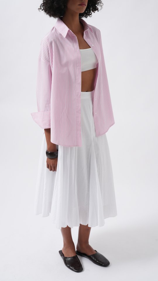 Çizgili Basic Gömlek