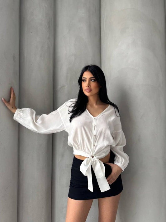 Bağlama Detaylı Gömlek