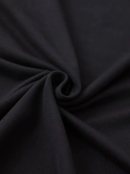 Baskılı Oversize Bisiklet Yaka T-shirt - Siyah