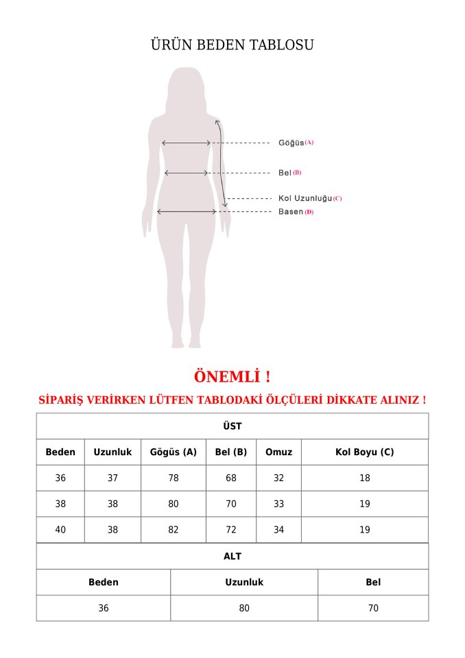 Eteği Yırtmaçlı Sandy Crop Takım -Siyah