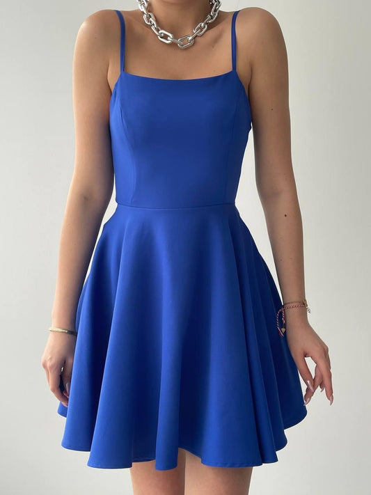 Pole İp Askılı Elbise