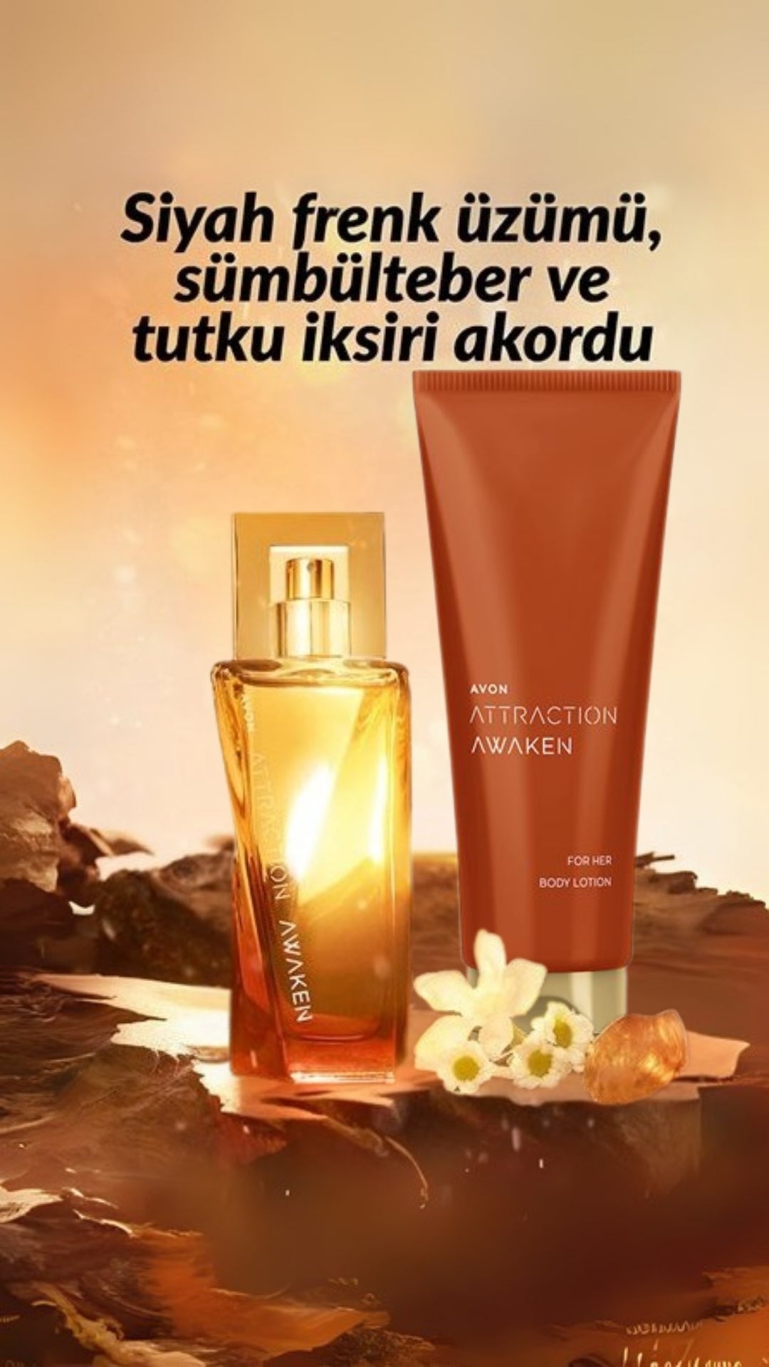 Attraction Awaken Kadın Bakım Seti - Parfüm & Nemlendirici Losyon