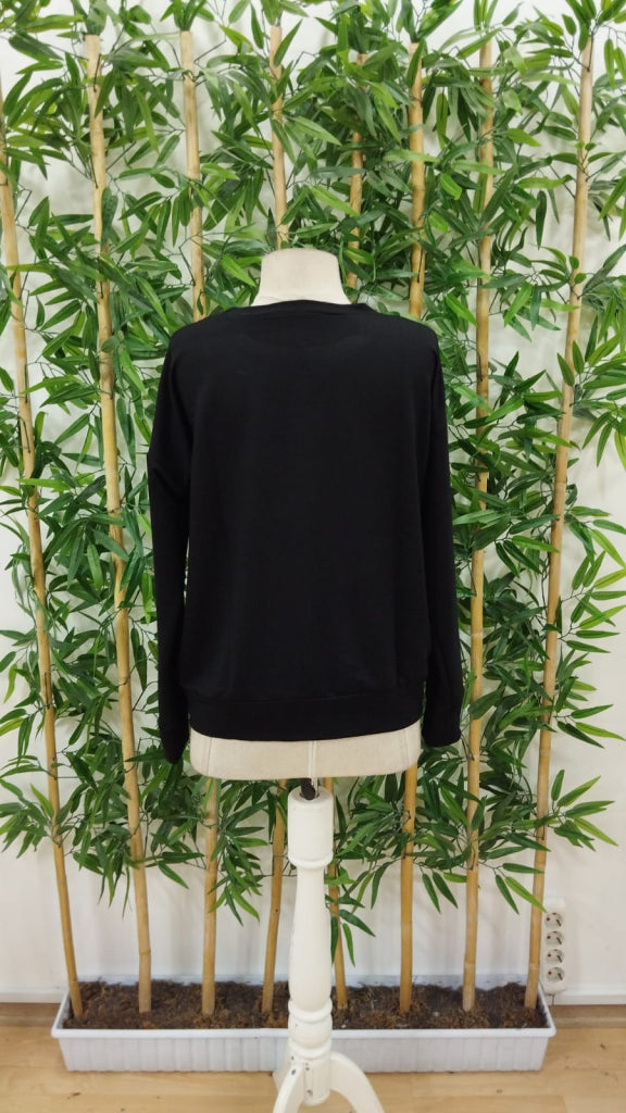 Kadın Uzun Kollu Bisiklet Yaka Desenli Viskon Iki Iplik Bluz