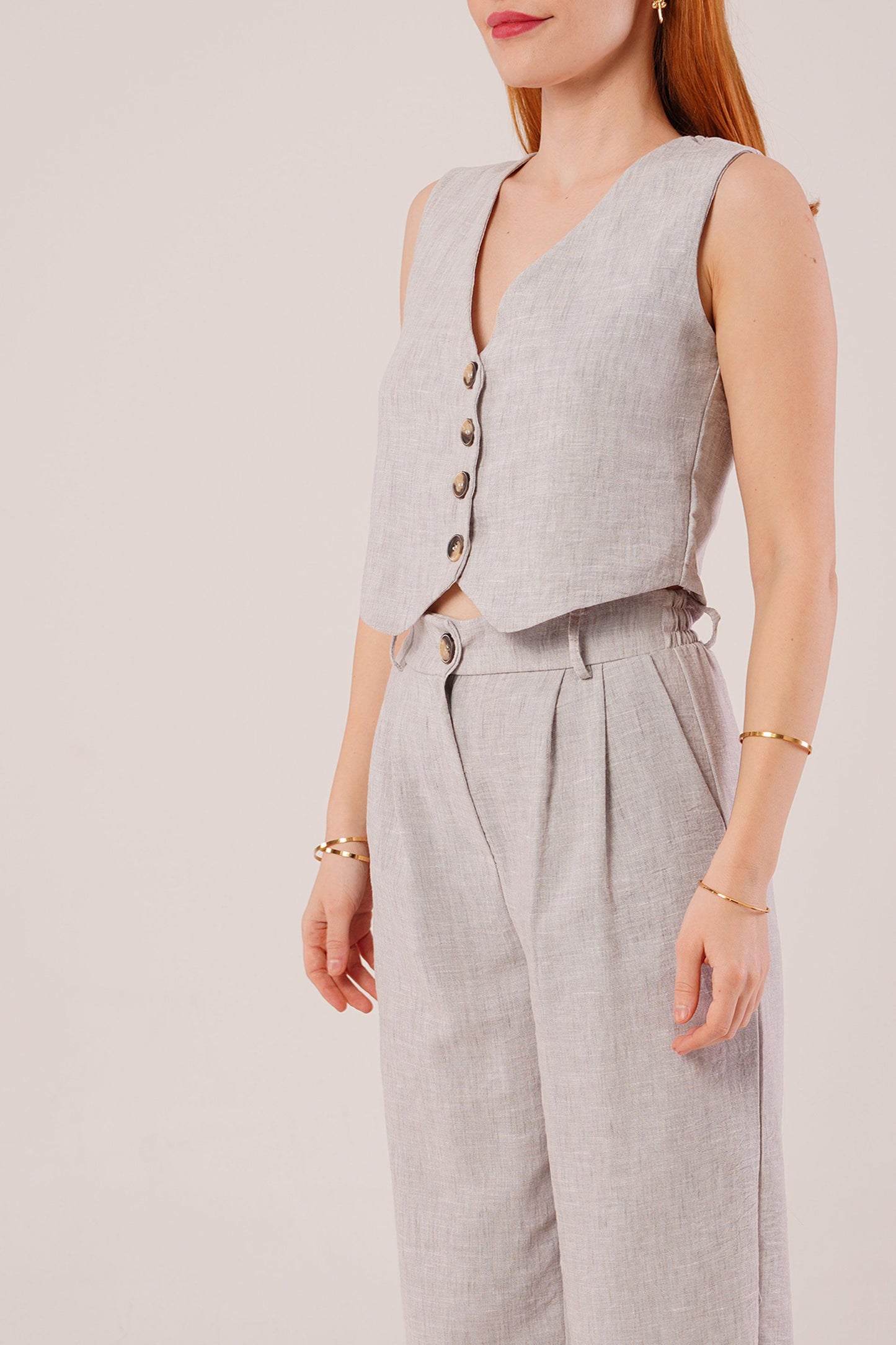 Kırçıllı Desen Gri Takım