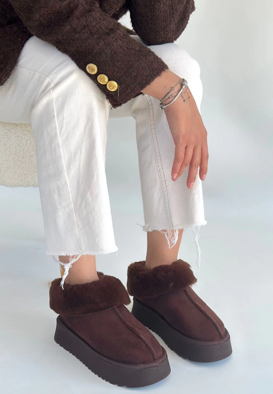 Edali Kahverengi Süet Bot