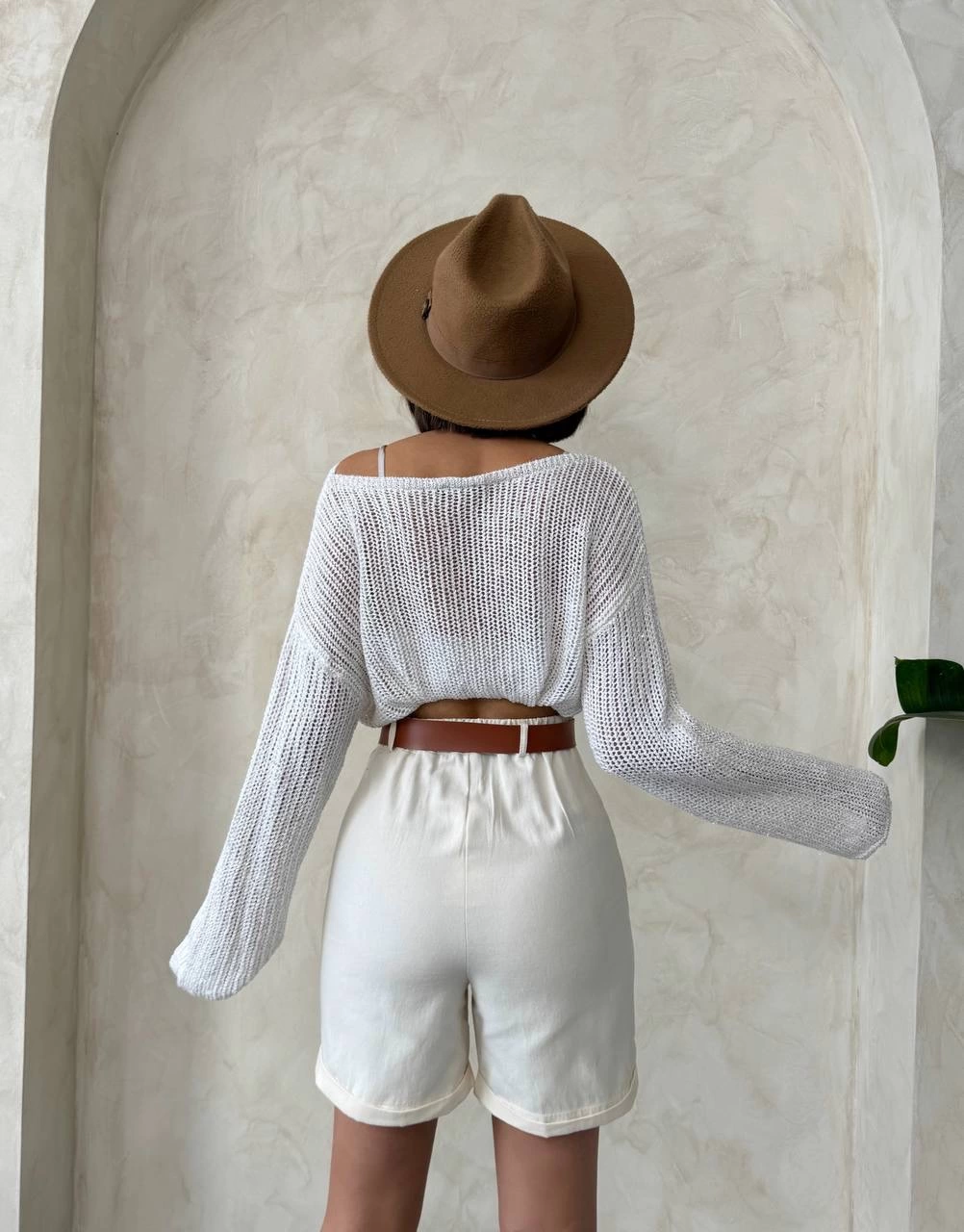 Gabardin kumaş şort