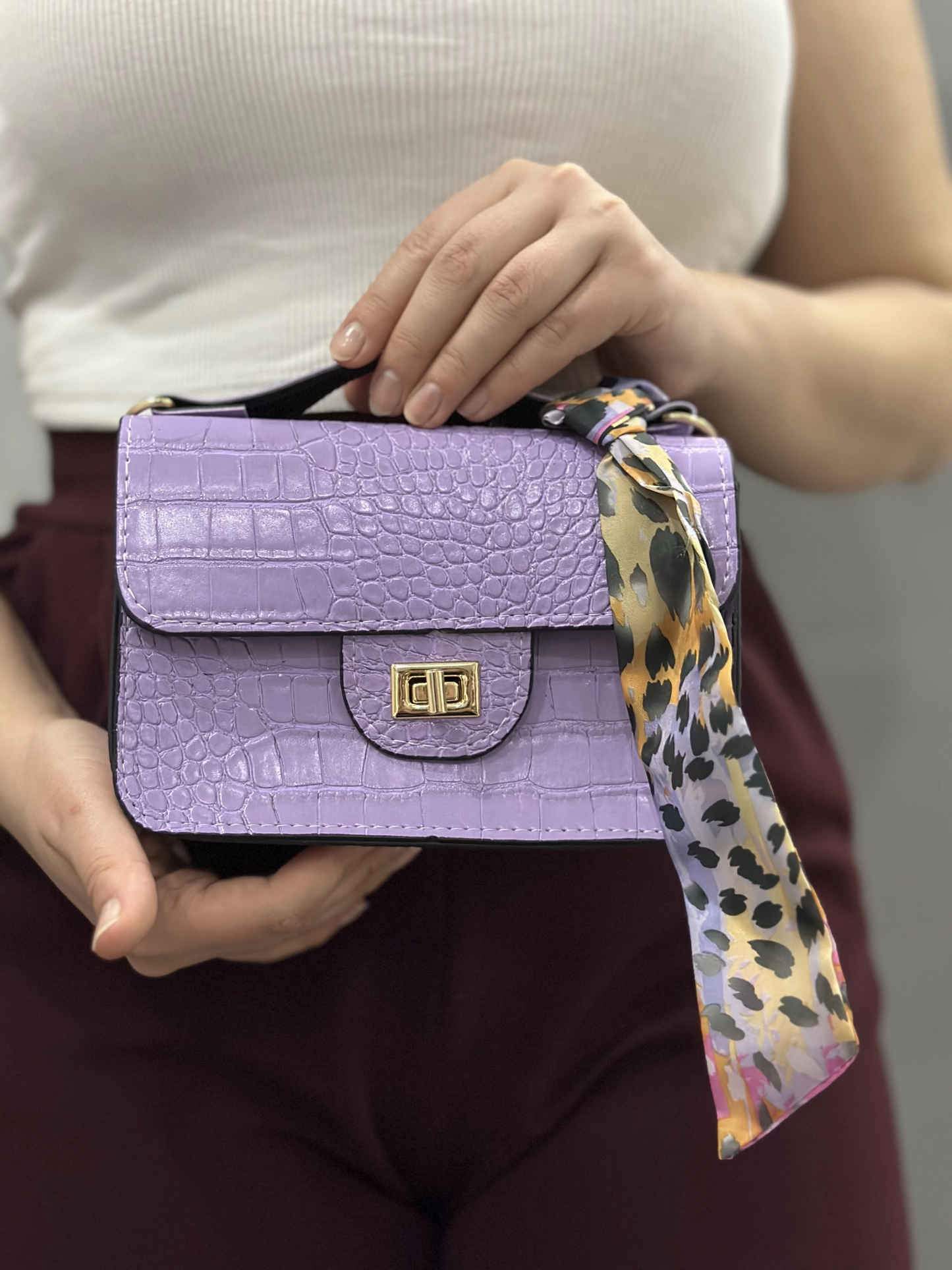 Jisse lila cilt çanta