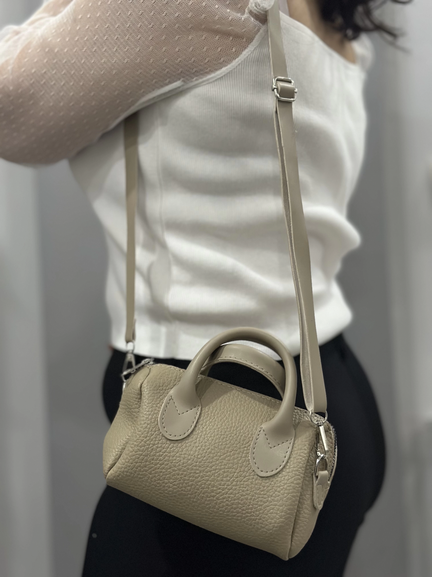 Vizon cilt bugo çanta