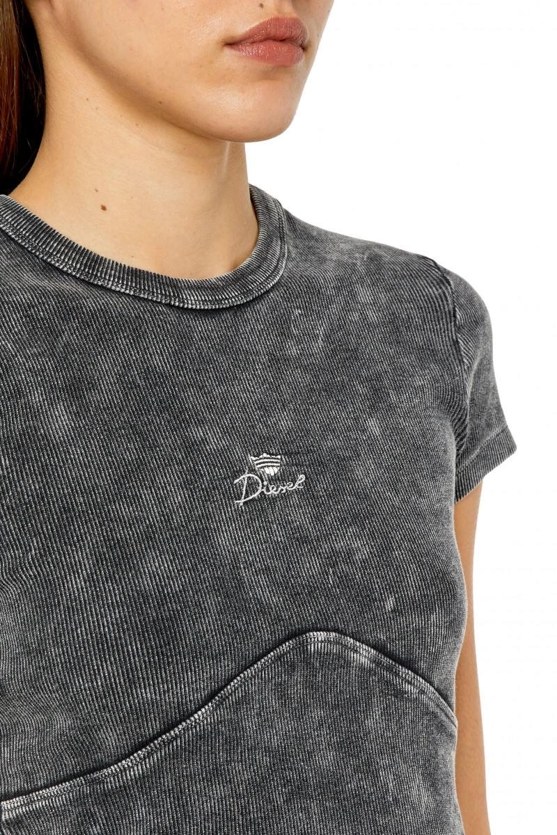 Nakış işlemeli asit yıkamalı bluz