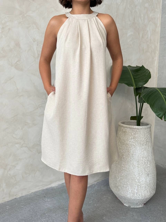 Salaş keten elbise