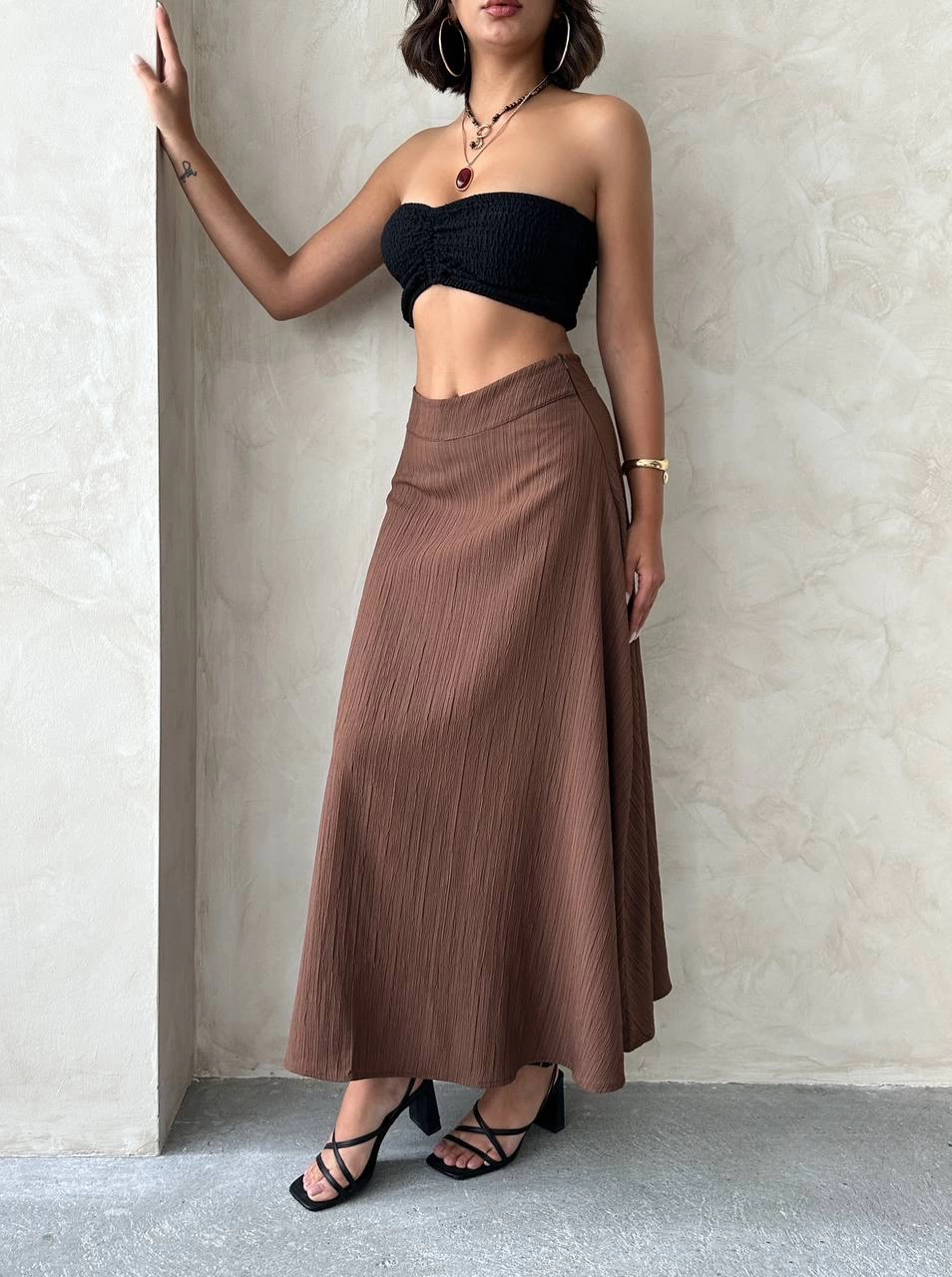 Uzun astarlı etek s255043