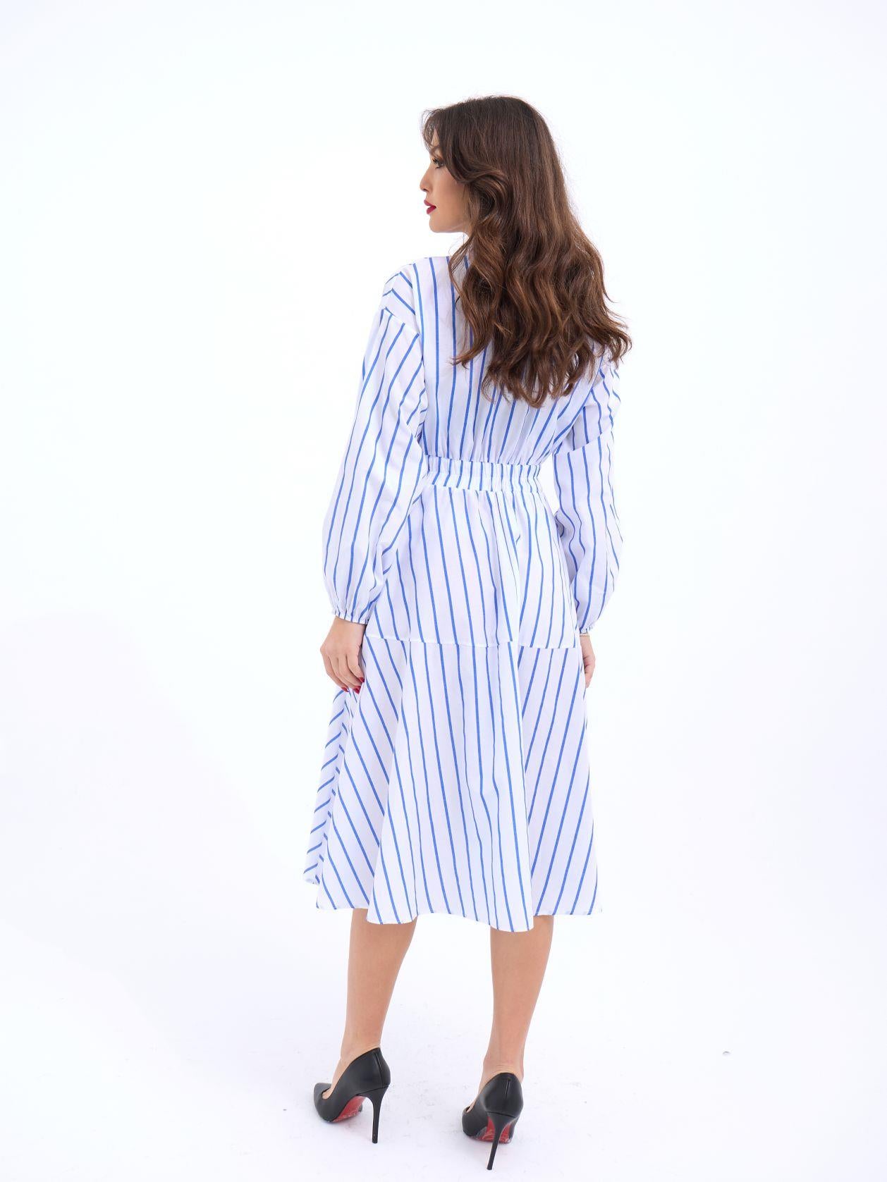 6813 ELBİSE-BALTİMORE ÇİZGİLİ