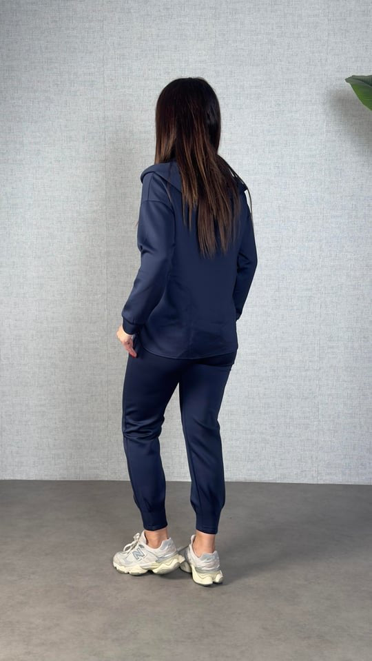 Kadın Uzun Kollu Kapüşonlu Ikili Takım