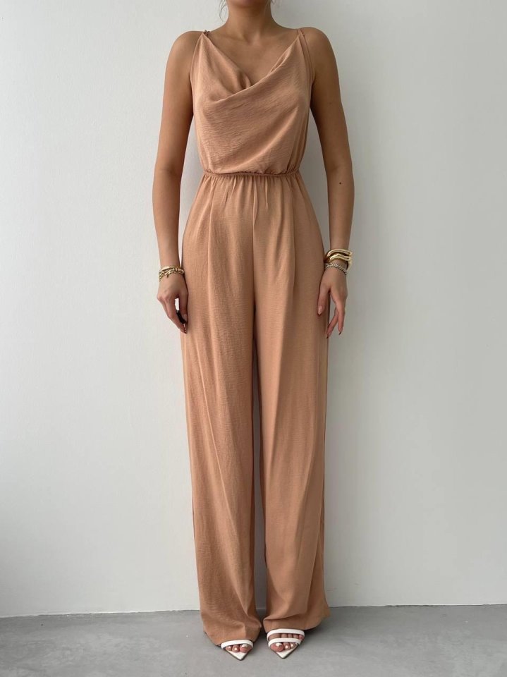 Darcy Sırt Dekolteli Tulum