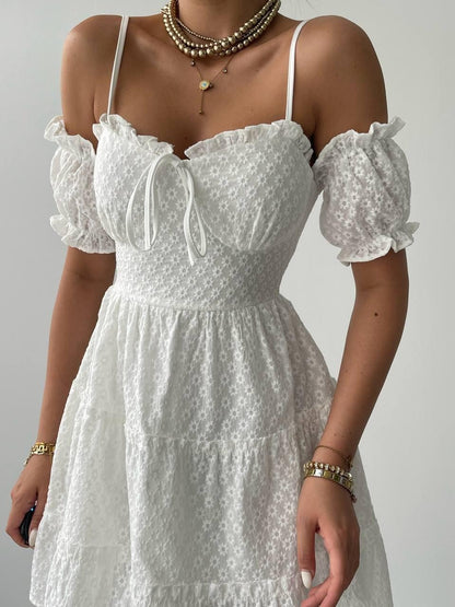 Lucca Kolu Lastikli Mini Elbise