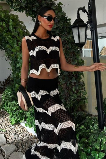 Shayna Ajurlu Crop Takım 9825