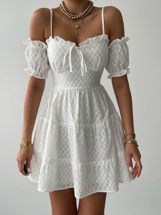 Lucca Kolu Lastikli Mini Elbise