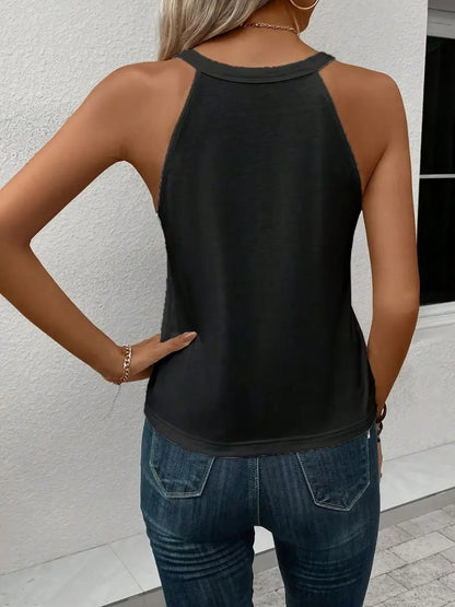 Kadın Omuzlardan Açık Boyundan Askılı Kalp Baskılı Viskon Bluz