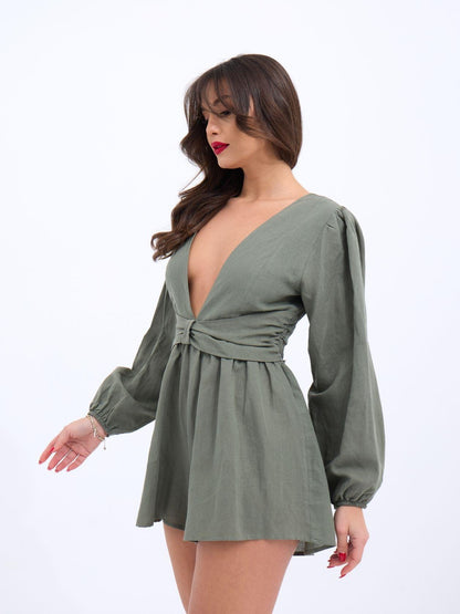 6528 TULUM ELBİSE-HAKİ