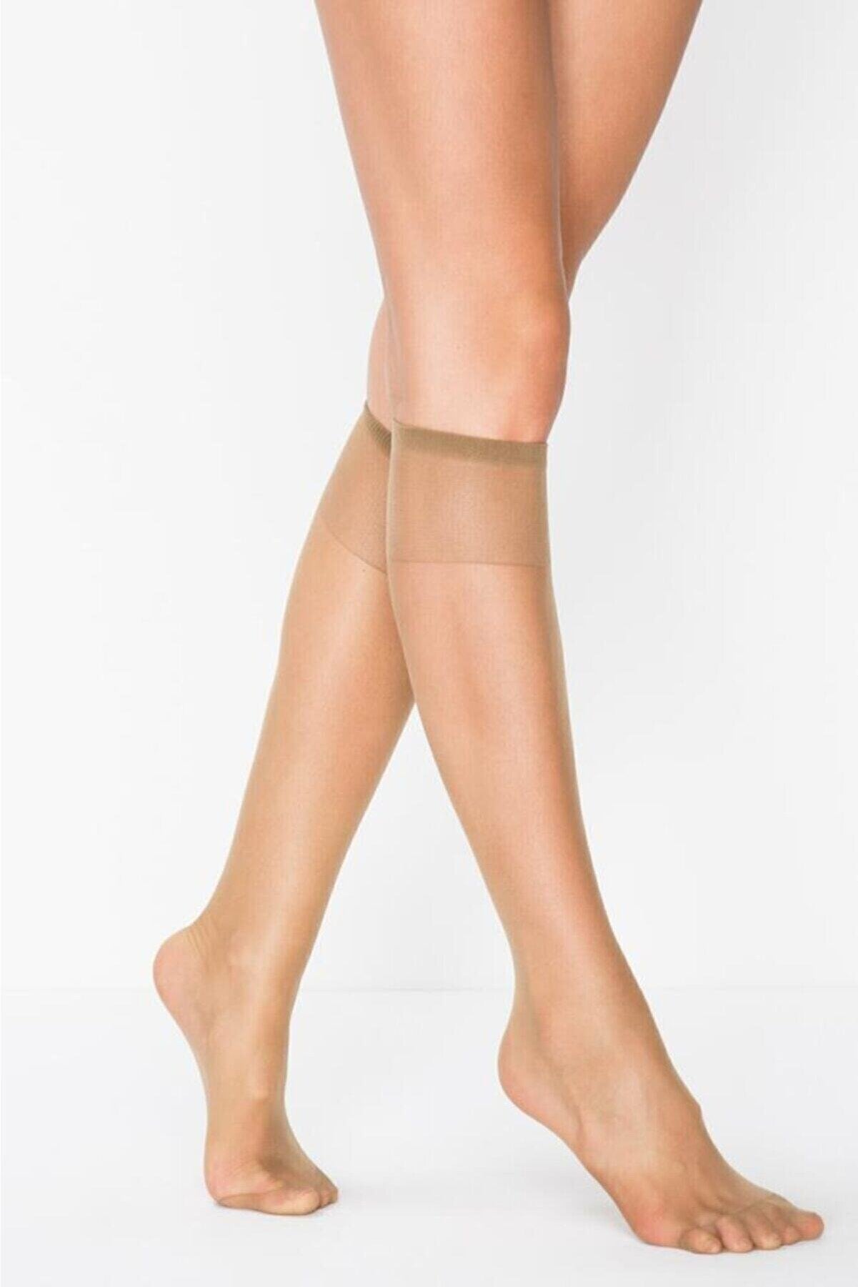 Süper 15 Den Mat Pantolon Çorabı (Diz Altı)