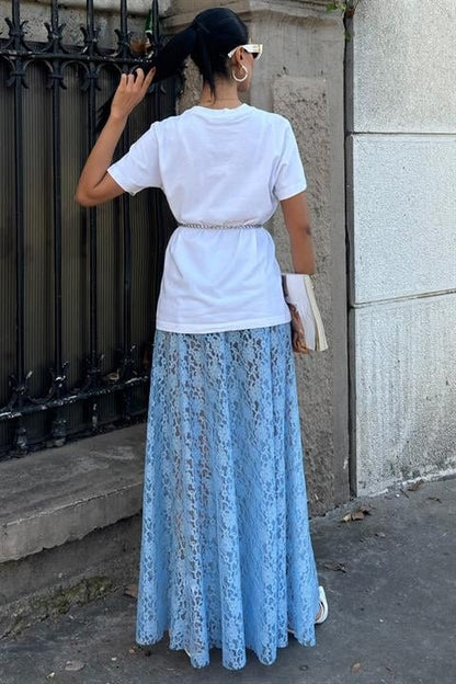 Maxi Dantel Etek 4047