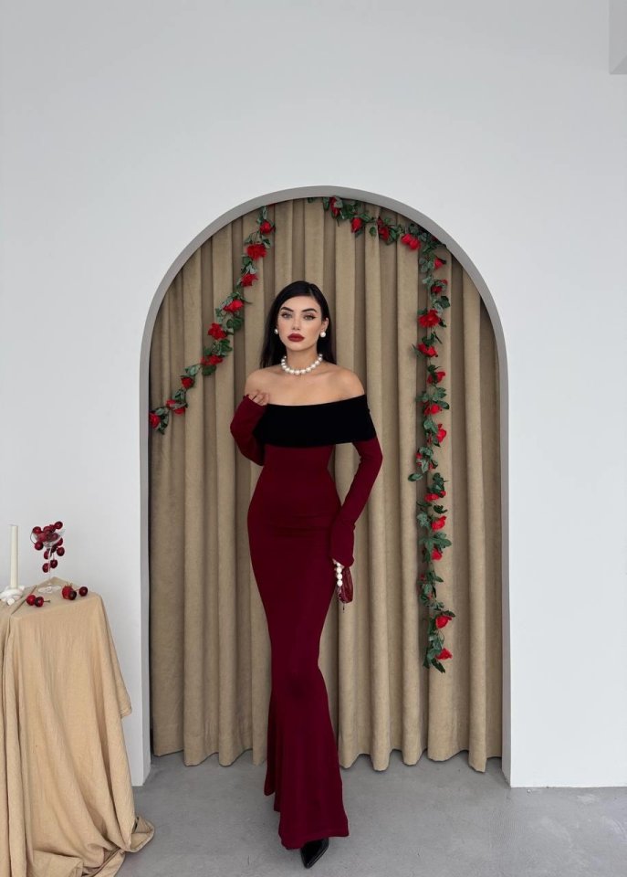 Leonidas Madonna Yaka Elbise