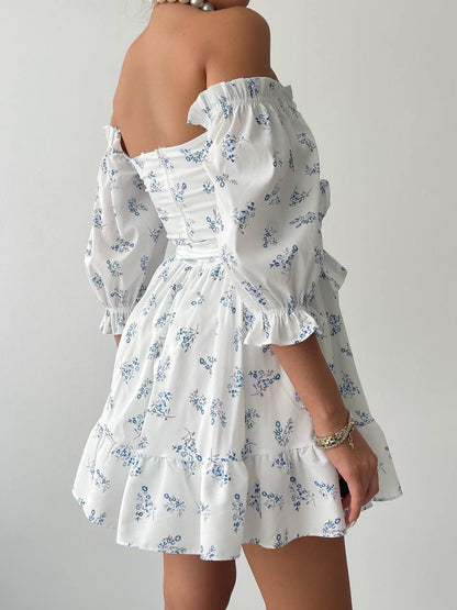 Rucka Belden Bağlamalı Mini Elbise