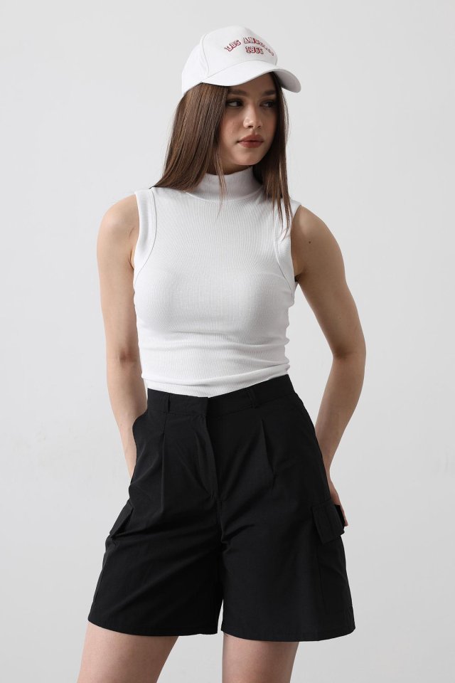 Cargo Cepli Şort - Siyah