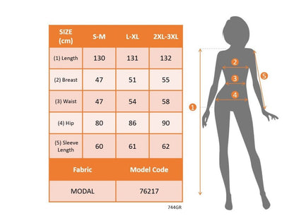 Kadın Uzun Kollu Yakalı Belden Kuşaklı Leopar Desenli Modal Uzun Elbise