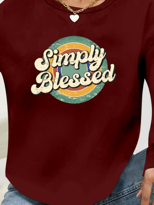 Kadın Uzun Kollu Bisiklet Yaka Viskon Iki Iplik Bluz