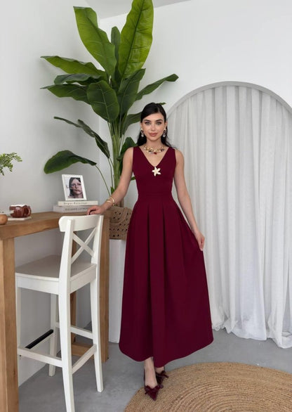 Late Yıldız Detaylı Elbise