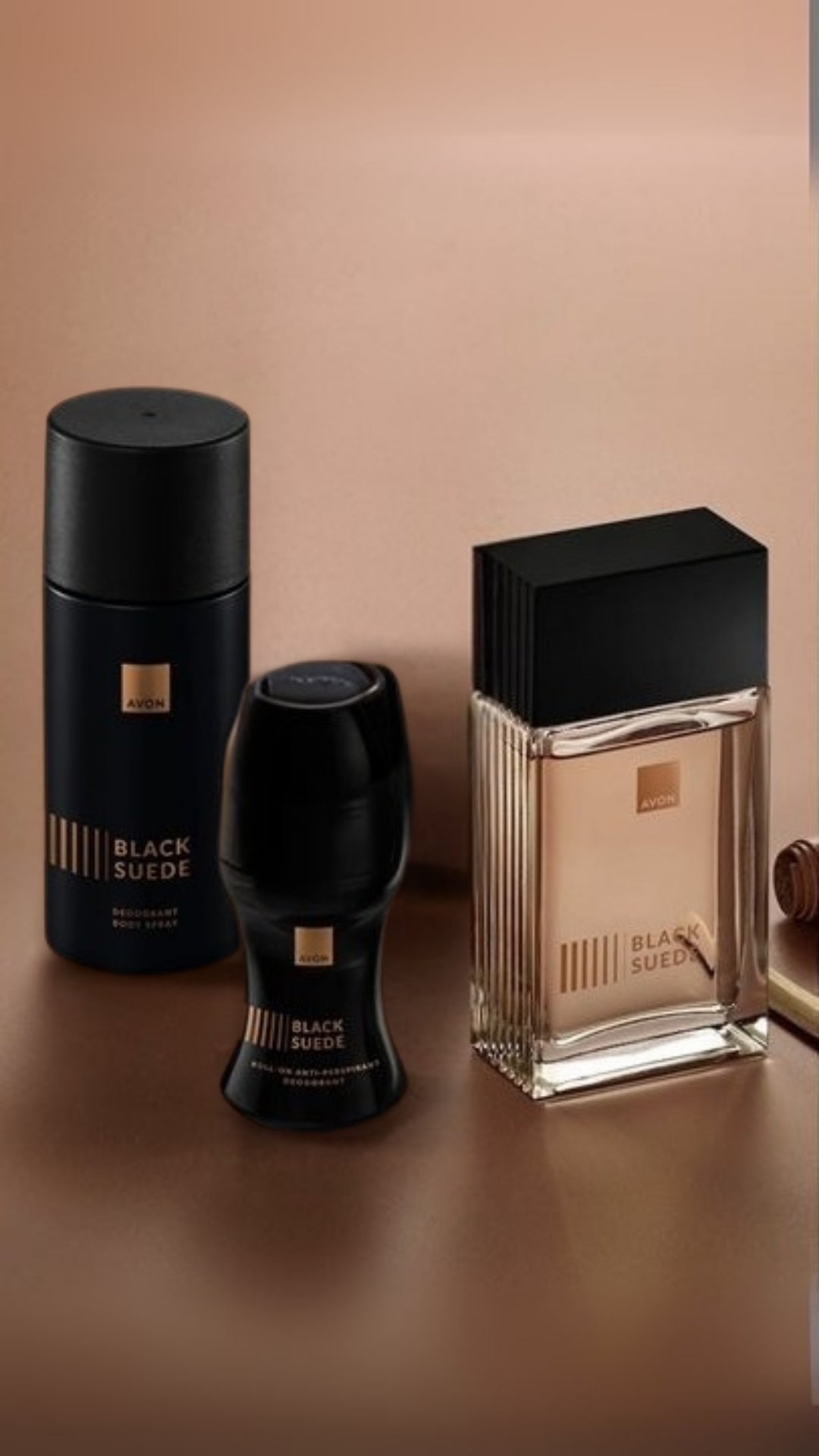 Black Suede Erkek Bakım Seti - Parfüm, Deodorant & Vücut Spreyi