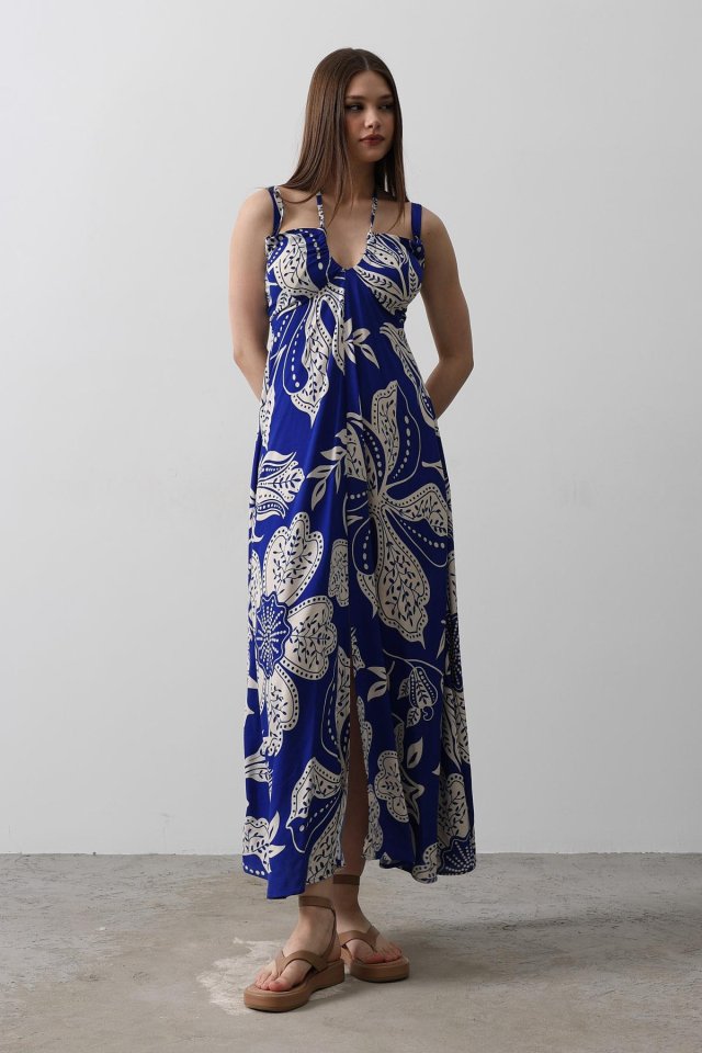 ASKILI VİSCON ELBİSE - Saks