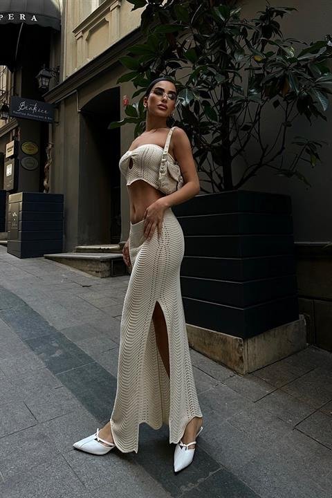 Mischa Cut Out Ajurlu Takım 9839