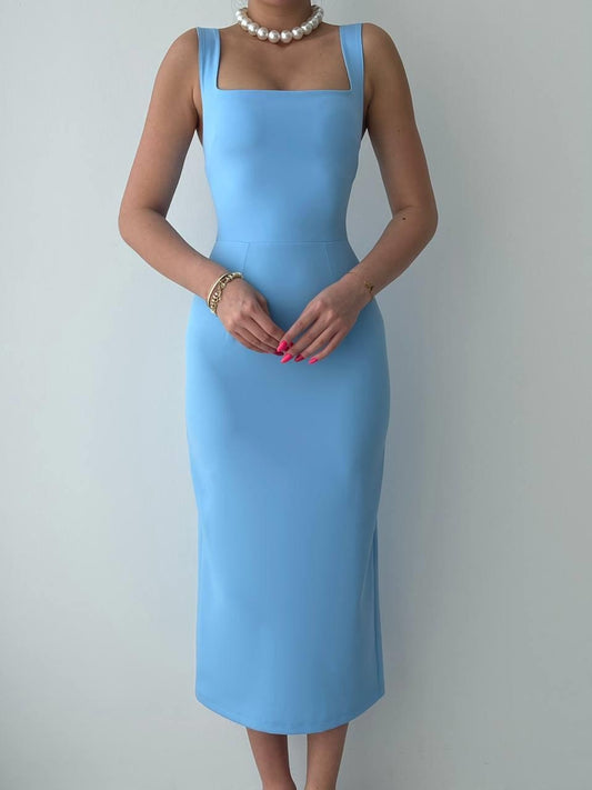 Martin Askılı Kalem Elbise