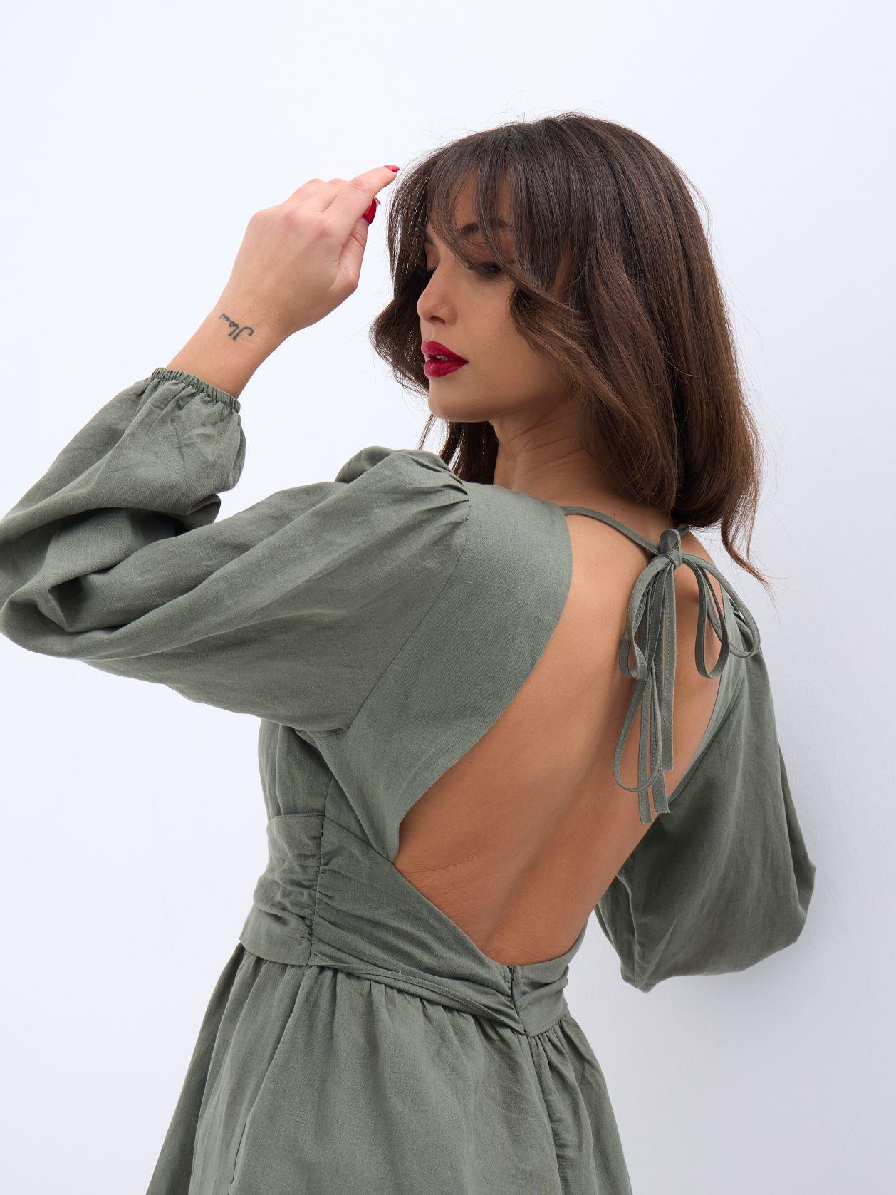 6528 TULUM ELBİSE-HAKİ